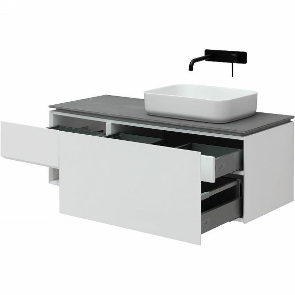 Тумба под раковину Allen Brau Infinity 120 R 1.21008.WM подвесная Белая матовая Тумба под раковину Allen Brau Infinity 120 R 1.21008.WM подвесная Белая матовая