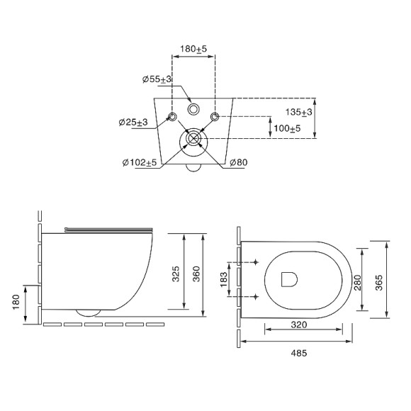Унитаз SantiLine SL-5101 подвесной Бежевый матовый с сиденьем Микролифт Унитаз SantiLine SL-5101 подвесной Бежевый матовый с сиденьем Микролифт