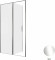 Душевая дверь Allen Brau Priority 120 3.31031.00 профиль Хром стекло прозрачное Душевая дверь Allen Brau Priority 120 3.31031.00 профиль Хром стекло прозрачное