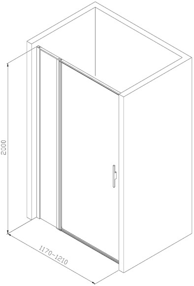 Душевая дверь Allen Brau Priority 120 3.31031.00 профиль Хром стекло прозрачное Душевая дверь Allen Brau Priority 120 3.31031.00 профиль Хром стекло прозрачное