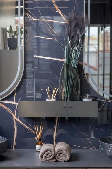 Металлическая полка Boheme Space 10966-GM Графит