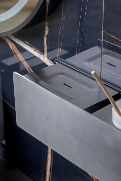 Металлическая полка Boheme Space 10966-GM Графит