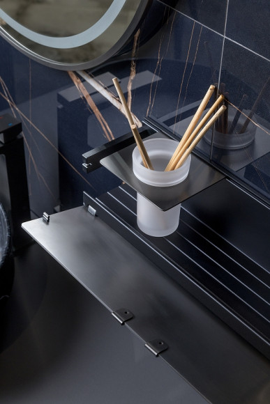 Металлическая полка Boheme Space 10966-GM Графит