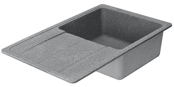 Кухонная мойка Aquaton Аманда 78 1A712832AD230 Серая