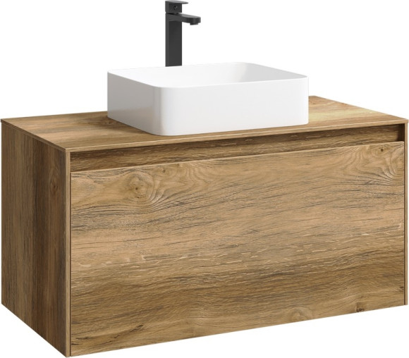 Корпус тумбы под раковину Aqwella 5 Stars Mobi 100 MOB0110DB подвесной Дуб балтийский Корпус тумбы под раковину Aqwella 5 Stars Mobi 100 MOB0110DB подвесной Дуб балтийский