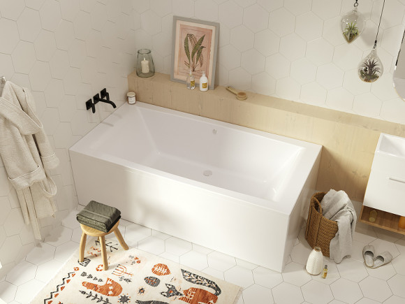 Акриловая ванна Marka One Aelita MG 200x100 01аэ2010 без гидромассажа