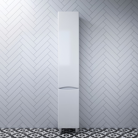 Шкаф пенал AM.PM Like 35 R M80CSR0356WG Белый Шкаф пенал AM.PM Like 35 R M80CSR0356WG Белый