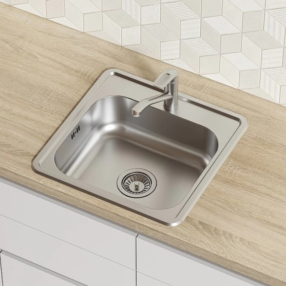 Кухонная мойка Iddis Strit S 48 STR48P0i77S Сталь