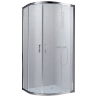 Душевой уголок Koller Pool Aqua Line 90X90 R90RG профиль Хром стекло матовое