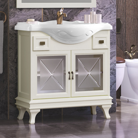 Тумба под раковину Opadiris Борджи 85 00-00003197 Слоновая кость Тумба под раковину Opadiris Борджи 85 00-00003197 Слоновая кость