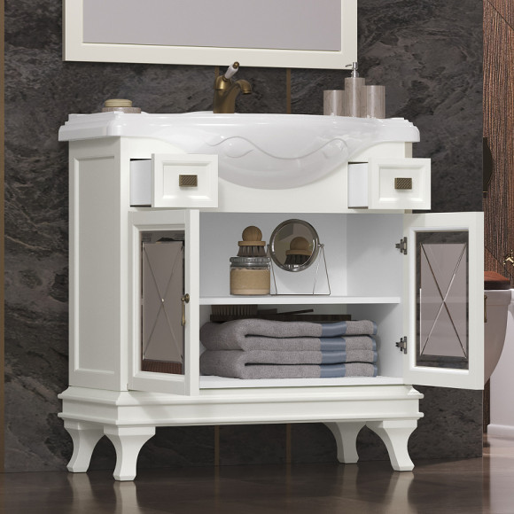 Тумба под раковину Opadiris Борджи 85 00-00003197 Слоновая кость Тумба под раковину Opadiris Борджи 85 00-00003197 Слоновая кость