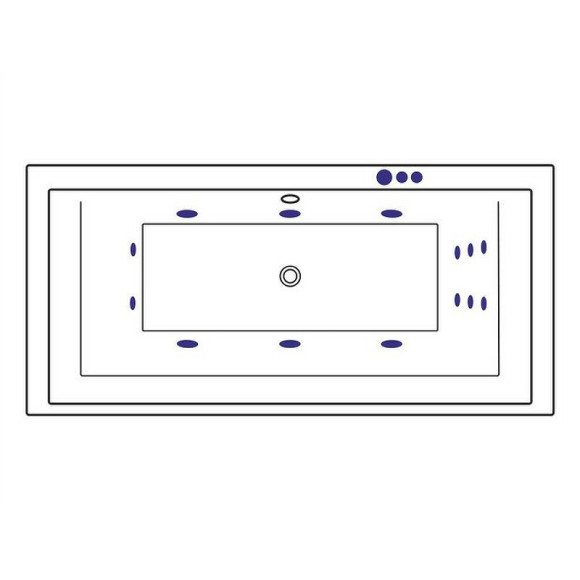 Акриловая ванна Excellent Crown Grand 190x90 WAEX.CRG19.SMART.BR с гидромассажем Акриловая ванна Excellent Crown Grand 190x90 WAEX.CRG19.SMART.BR с гидромассажем
