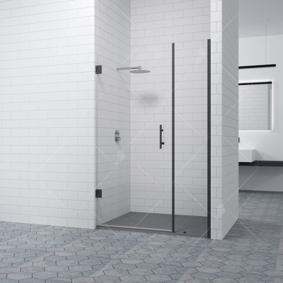 Душевая дверь RGW Hotel HO-012-B 350601200-14 профиль Черный стекло прозрачное