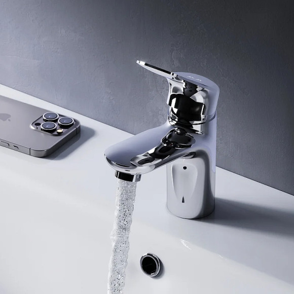 Смеситель для раковины AM.PM Sunny F85C03000 с гигиеническим душем Хром Смеситель для раковины AM.PM Sunny F85C03000 с гигиеническим душем Хром