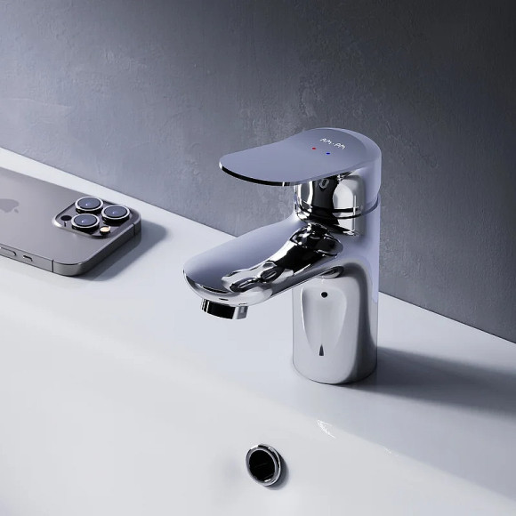 Смеситель для раковины AM.PM Sunny F85C03000 с гигиеническим душем Хром Смеситель для раковины AM.PM Sunny F85C03000 с гигиеническим душем Хром