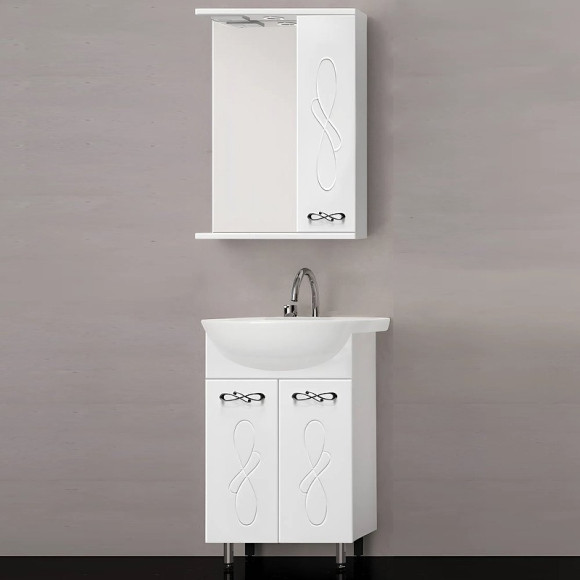 Тумба под раковину Style Line Венеция 55 ЛС-00002336 Белая Тумба под раковину Style Line Венеция 55 ЛС-00002336 Белая