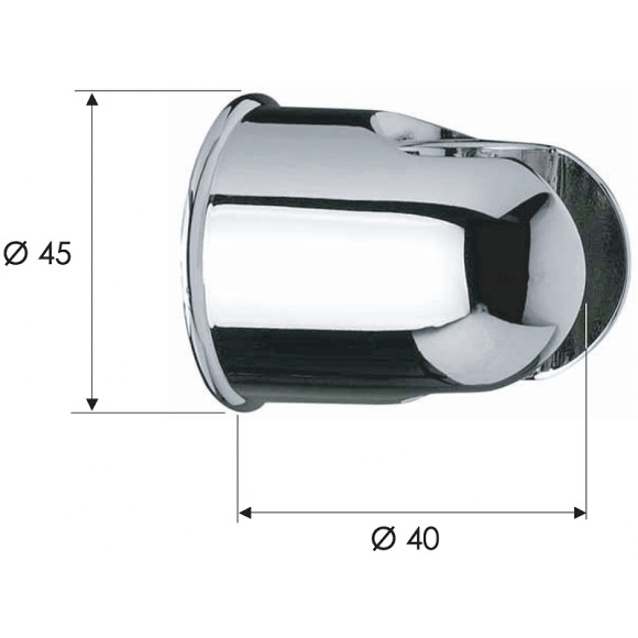 Держатель ручного душа Remer 339SOBG Золото брашированное Держатель ручного душа Remer 339SOBG Золото брашированное