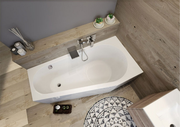 Акриловая ванна Riho Delta 160х80 L B069007005 (BD4300500000000) без гидромассажа Акриловая ванна Riho Delta 160х80 L B069007005 (BD4300500000000) без гидромассажа