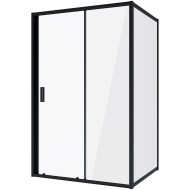 Душевой уголок Niagara Nova 120х90 NG-82-12AB-A90B профиль Черный стекло прозрачное