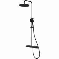 Душевая система Vincea Inspire VSFS-3I12TMB с термостатом Черная матовая