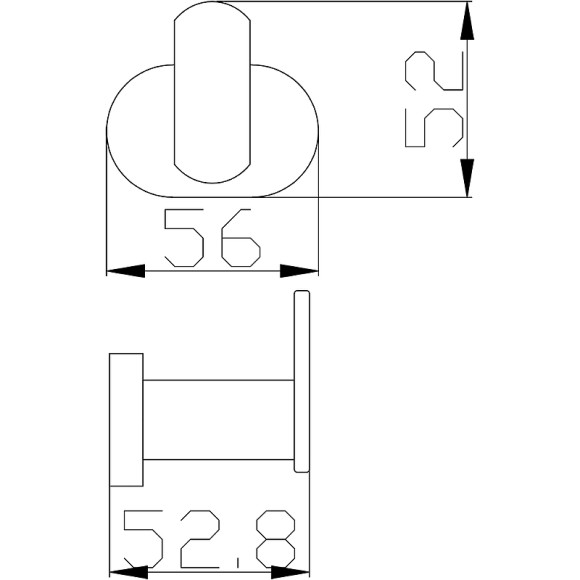 Крючок Rav Slezak Yukon YUA0100CMATZ Черный матовый Золото Крючок Rav Slezak Yukon YUA0100CMATZ Черный матовый Золото