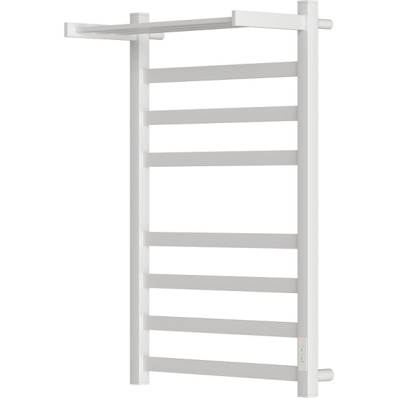 Электрический полотенцесушитель Point Меркурий PN83858PW П7 500x800 с полкой, диммер справа Белый Электрический полотенцесушитель Point Меркурий PN83858PW П7 500x800 с полкой, диммер справа Белый