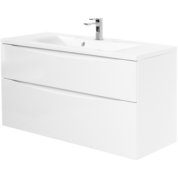 Тумба под раковину BelBagno Marino-H60 110 MARINO-H60-1100-2C-SO-BL-P подвесная Bianco Lucido Тумба под раковину BelBagno Marino-H60 110 MARINO-H60-1100-2C-SO-BL-P подвесная Bianco Lucido