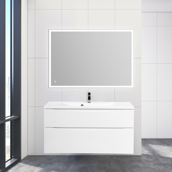 Тумба под раковину BelBagno Marino-H60 110 MARINO-H60-1100-2C-SO-BL-P подвесная Bianco Lucido Тумба под раковину BelBagno Marino-H60 110 MARINO-H60-1100-2C-SO-BL-P подвесная Bianco Lucido