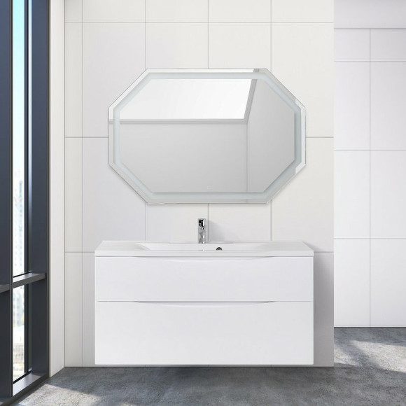 Тумба под раковину BelBagno Marino-H60 110 MARINO-H60-1100-2C-SO-BL-P подвесная Bianco Lucido Тумба под раковину BelBagno Marino-H60 110 MARINO-H60-1100-2C-SO-BL-P подвесная Bianco Lucido