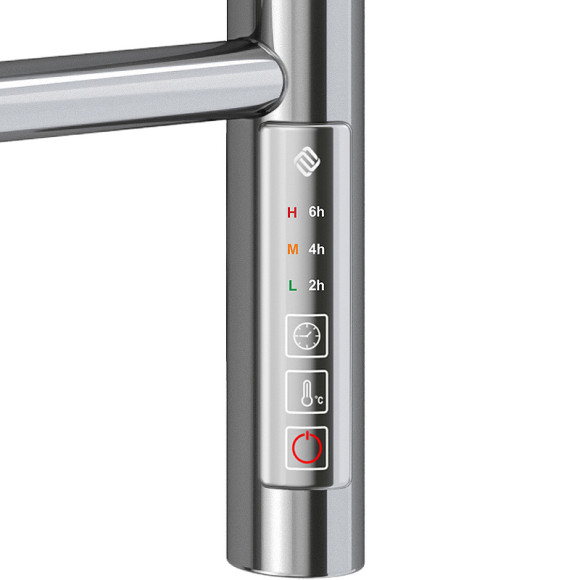 Электрический полотенцесушитель Terminus Виктория П6 500х650 4670078531193 Хром