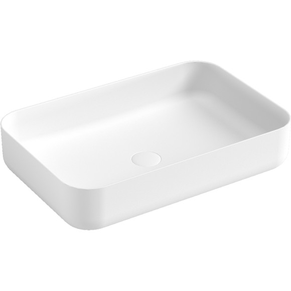 Раковина-чаша Boheme Corian Slim 60 879-60-MW Белая матовая