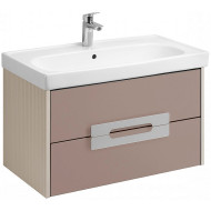 Тумба под раковину Aquaton Ар-Деко 85 1A280401DD6E0 подвесная Кашемир