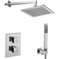 Душевая система Paffoni Elle KITLEQ518CR/M с термостатом Хром Душевая система Paffoni Elle KITLEQ518CR/M с термостатом Хром