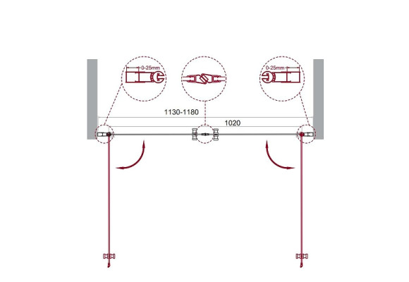 Душевая дверь BelBagno Etna 120 ETNA-B-2-120-C-Cr профиль Хром стекло прозрачное Душевая дверь BelBagno Etna 120 ETNA-B-2-120-C-Cr профиль Хром стекло прозрачное