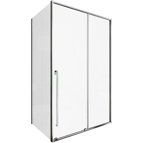 Душевой уголок Allen Brau Fantasy 130x100 3.11007.00 + 3.11014.00 профиль Хром стекло прозрачное