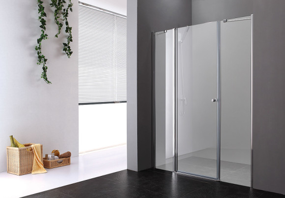 Душевая дверь Cezares Elena 160 L ELENA-W-B-13-60+60/40-P-Cr-L профиль Хром стекло рифленое