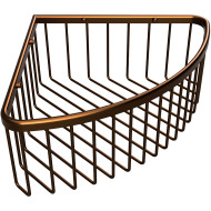 Полка корзина Bemeta Amber 155208312 угловая Медное золото матовое