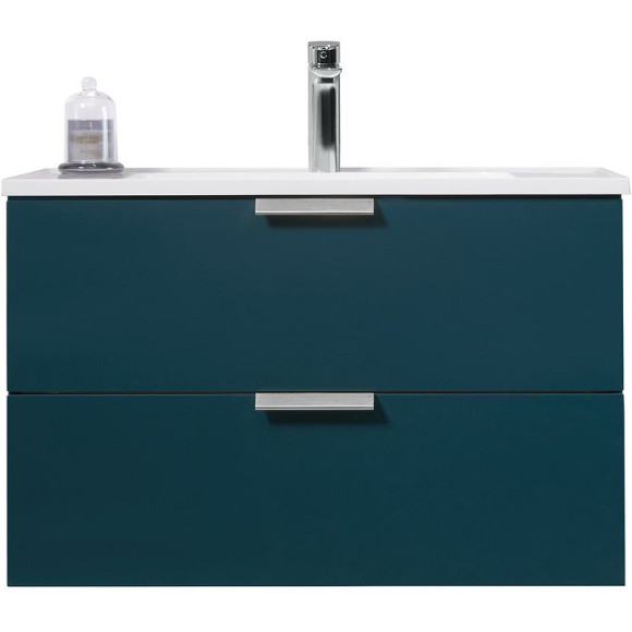 Тумба с раковиной Orans BC-0901 80 0901800 подвесная Ocean blue matt