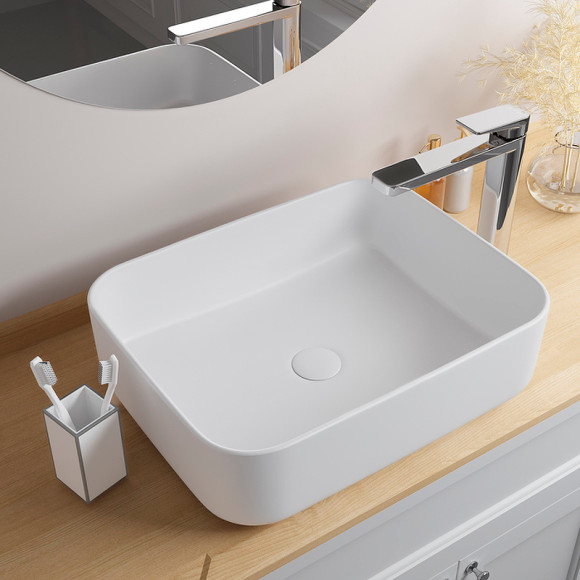 Раковина-чаша Iddis Bridge 50 BRIWM05i27 Белая матовая Раковина-чаша Iddis Bridge 50 BRIWM05i27 Белая матовая