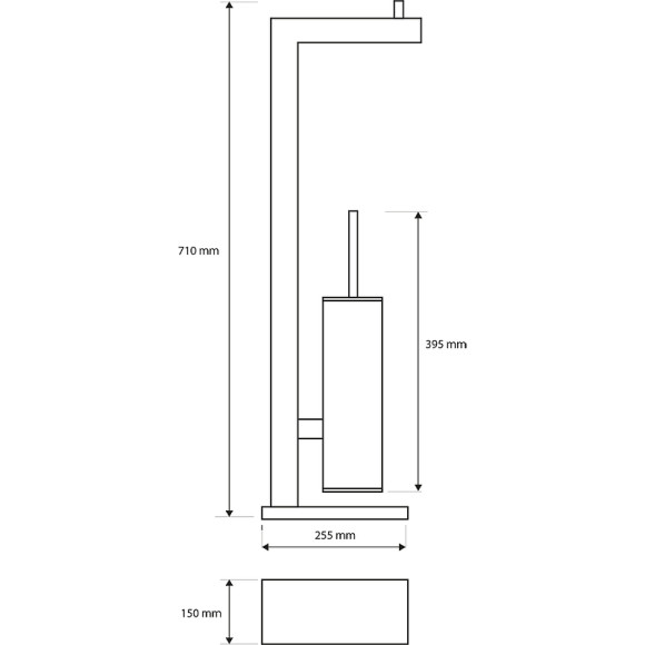 Напольная стойка Bemeta Beta 132836042 Хром Напольная стойка Bemeta Beta 132836042 Хром