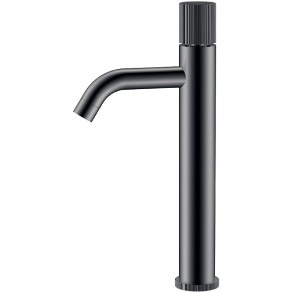 Смеситель для раковины Boheme Stick 122-SGM.3 Оружейная сталь глянцевая