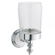 Стакан для зубных щеток Boheme Vogue Bianco 10134 Хром