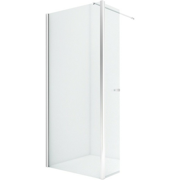 Душевая перегородка New Trendy New Soleo Chrome 50 K-0754 профиль Хром стекло прозрачное