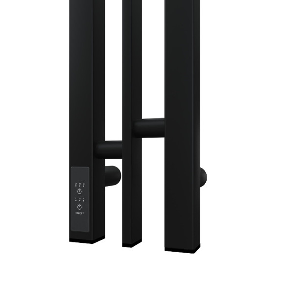 Электрический полотенцесушитель Point Фрея PN20718B П2 100x800 диммер слева Черный Электрический полотенцесушитель Point Фрея PN20718B П2 100x800 диммер слева Черный