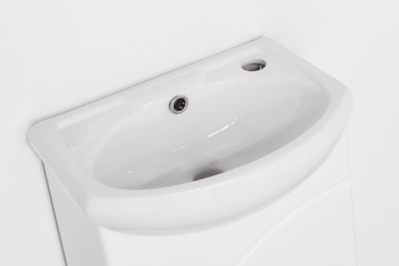 Тумба под раковину Style Line Эко Волна 2 Азов 40 Белый глянец