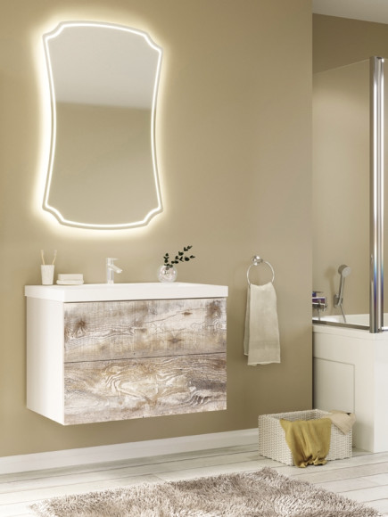 Зеркало Marka One Mix Neoclassic 2 65 С подсветкой Зеркало Marka One Mix Neoclassic 2 65 С подсветкой