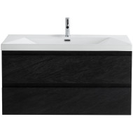 Тумба под раковину Cezares Molveno 80 MOLVENO-80-2C-SO-NR подвесная Nero