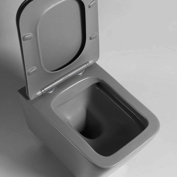 Унитаз Vincea Q-Line VT1-12MA подвесной Антрацит матовый с сиденьем Микролифт Унитаз Vincea Q-Line VT1-12MA подвесной Антрацит матовый с сиденьем Микролифт