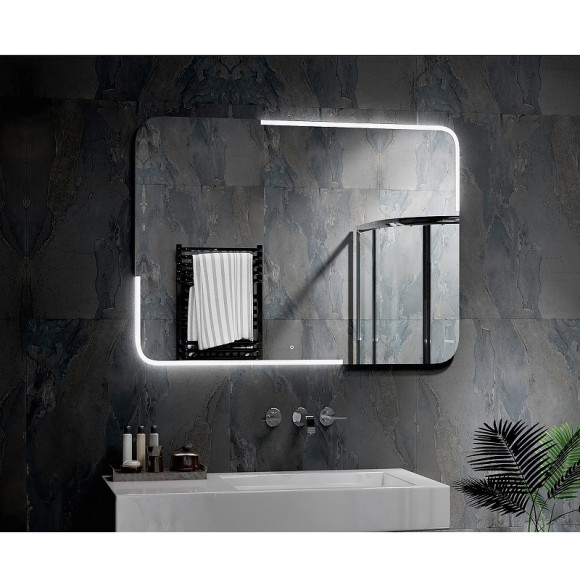 Зеркало Континент Raison 800х600 ЗЛП485 с подсветкой с сенсорным выключателем