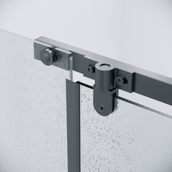 Душевая дверь Grossman Pragma 120 100.K33.03.120.21.02 профиль Черный матовый стекло шиншилла Душевая дверь Grossman Pragma 120 100.K33.03.120.21.02 профиль Черный матовый стекло шиншилла